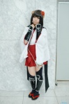 cosplay gauntlets horns inu_boku_secret_service kimono pleated_skirt scarf shirakiin_ririchiyo skirt thighhighs uri zettai_ryouiki rating:Safe score:0 user:nil!