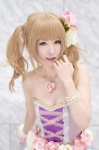 blonde_hair cosplay dress makise_anji original side_ponytail rating:Safe score:0 user:nil!