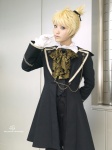 aku_no_musume_(vocaloid) blonde_hair cosplay crossplay dress_shirt gloves kagamine_len rinto shorts top_coat vocaloid rating:Safe score:0 user:nil!