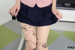 pantyhose pleated_skirt print_legwear rq-star_832 sayuka_aine sheer_legwear skirt skirt_lift vest rating:Safe score:0 user:nil!