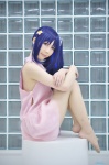 blue_hair cosplay dress hiradaira_chisaki nagi_no_asukara pantyhose shaa sheer_legwear side_ponytail rating:Safe score:5 user:nil!