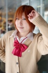 cardigan cosplay katekyo_hitman_reborn! narihara_riku sasagawa_kyoko school_uniform rating:Safe score:0 user:nil!