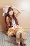aya_(vi) boots cosplay dress headscarf idolmaster idolmaster_cinderella_girls shimamura_uzuki rating:Safe score:0 user:nil!