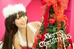 akitsu_honoka dress santa_costume stocking_cap rating:Safe score:0 user:pixymisa