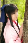 cosplay hairbow kamiya_kaoru kimono rurouni_kenshin suzukaze_yuuki rating:Safe score:0 user:nil!