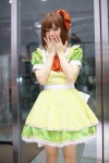 bowtie cosplay dress hagiwara_yukiho hairbow idolmaster maitako rating:Safe score:0 user:pixymisa