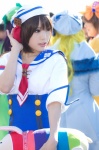 campaign_girl cosplay hat kipi monster_hunter plushie sailor_uniform school_uniform tie rating:Safe score:0 user:pixymisa