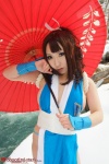 cosplay fan gauntlets hairbow kimono king_of_fighters kunoichi saku shiranui_mai umbrella rating:Safe score:0 user:nil!