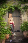 animal_ears blouse cosplay horo orange_hair rococo spice_and_wolf tail trousers whistle_around_the_world wolf_ears rating:Safe score:0 user:nil!