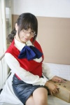 bed blouse chocoball cosplay glasses kazami_mizuho megane_joshi miniskirt onegai_teacher pantyhose ponytail sheer_legwear skirt vest rating:Safe score:1 user:nil!