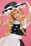 apron blonde_hair blouse braid cosplay kipi kirisame_marisa skirt touhou witch_hat rating:Safe score:0 user:nil!