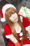 dress elbow_gloves gloves narihara_riku santa_costume stocking_cap rating:Safe score:0 user:pixymisa