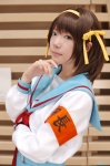 armband cosplay hairband hair_ribbons ibara pleated_skirt sailor_uniform school_uniform skirt suzumiya_haruhi suzumiya_haruhi_no_yuuutsu rating:Safe score:0 user:nil!