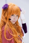animal_ears cat_ears cosplay croptop gloves kanro nina_(wazu_wasu) orange_hair wazu_wasu rating:Safe score:1 user:pixymisa
