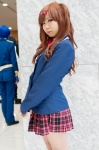 blazer blouse bowtie chuunibyou_demo_koi_ga_shitai! cosplay hair_clip miniskirt nibutani_shinka satuki school_uniform skirt rating:Safe score:0 user:pixymisa