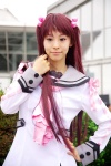 cosplay inose_ran oretachi_ni_tsubasa_wa_nai sailor_uniform school_uniform violet_hair watarai_asuka rating:Safe score:0 user:nil!