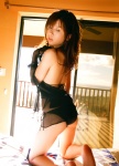 ass bed bikini blouse body_conscious fukunaga_china open_clothes see-through side-tie_bikini swimsuit rating:Safe score:1 user:nil!