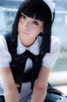 aka_(morimori) apron cosplay dress hairband maid maid_uniform original twin_braids rating:Safe score:3 user:xkaras
