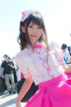 amaguri_irufu blouse cosplay hairbow idolmaster idolmaster_cinderella_girls miniskirt shimamura_uzuki skirt rating:Safe score:0 user:nil!