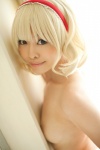 alice_margatroid alice_of_the_east blonde_hair cosplay hairband nagumo_tsubasa sideboob topless touhou rating:Questionable score:2 user:nil!