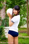 ass buruma gym_uniform shirasaki_honoka shorts tshirt twin_braids rating:Safe score:1 user:nil!