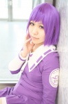 bodysuit cosplay kureha_marie purple_hair sorer sound_horizon rating:Safe score:0 user:nil!