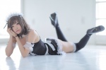 apron black_legwear cosplay hairband high_heels itsuki_akira maid maid_uniform original thighhighs rating:Safe score:10 user:Kryzz