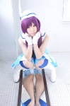 blue_legwear boots cosplay dress garrison_cap haruka love_live!_school_idol_project love_m@ster mirror panties purple_hair thighhighs tojo_nozomi twintails rating:Safe score:0 user:nil!