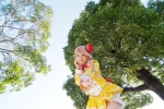 atelier_meruru blonde_hair bow cape cosplay crown dress merurulince_rede_arls miho pettipants rating:Safe score:1 user:pixymisa