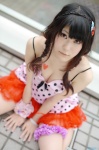cleavage cosplay dress garter mimi socks tagme_character tagme_series twin_braids rating:Safe score:3 user:nil!