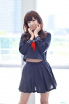 cosplay fate/extra_ccc fate/series kishinami_hakuno_(female) macha pleated_skirt sailor_uniform school_uniform skirt rating:Safe score:2 user:nil!