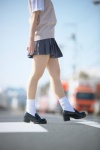 akitsu_honoka cosplay kneesocks misaka_mikoto pleated_skirt school_uniform skirt sweater_vest to_aru_kagaku_no_railgun rating:Safe score:3 user:nil!