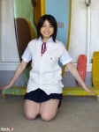 blouse costume misty_231 nakamura_shizuka pleated_skirt school_uniform skirt sweater_vest rating:Safe score:0 user:nil!
