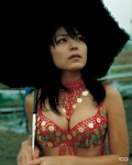 bikini_top circus cleavage kawamura_yukie miss_actress rain sequins swimsuit umbrella rating:Safe score:0 user:nil!