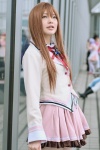 blazer blouse cosplay crucifix namada pleated_skirt sakuma_yumine school_uniform skirt supreme_candy rating:Safe score:0 user:nil!