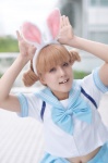 animal_ears bunny_ears cosplay panko pleated_skirt sailor_uniform school_uniform skirt tagme_character tagme_series twin_buns rating:Safe score:0 user:nil!