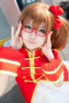 akayuki_meru band_uniform cosplay cuffs glasses hairbow hirasawa_yui k-on! skirt rating:Safe score:0 user:pixymisa