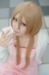blonde_hair cardigan cosplay dress kazuha tagme_character tagme_series rating:Safe score:0 user:nil!