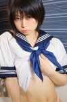 bathroom cosplay iiniku_ushijima jellyfish original panties sailor_uniform school_uniform shirt_lift rating:Safe score:0 user:nil!