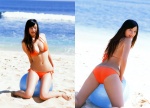 beach beach_ball bikini matsumoto_sayuki ocean side-tie_bikini swimsuit rating:Safe score:0 user:nil!