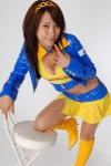boots cleavage hrq_0079 jacket kashiwagi_misato midriff pantyhose skirt rating:Safe score:0 user:hoimi