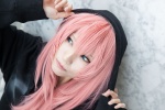 blue_eyes cosplay hoodie megurine_luka pink_hair tatsuki_(ii) vocaloid rating:Safe score:0 user:pixymisa