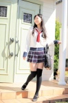 bookbag dgc_0969 pleated_skirt sailor_uniform school_uniform shinohara_saemi skirt thighhighs zettai_ryouiki rating:Safe score:0 user:nil!