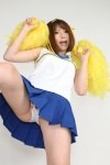 cheerleader_uniform cosplay hairband hair_ribbons higurashi_rin kneesocks panties pleated_skirt pom_poms skirt suzumiya_haruhi suzumiya_haruhi_no_yuuutsu tank_top rating:Safe score:1 user:nil!