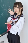 4k-star_172 kuyuu_akane pleated_skirt sailor_uniform school_uniform skirt twin_braids rating:Safe score:2 user:nil!
