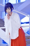 blue_hair cosplay hakama kimono love_live!_school_idol_project miko ponytail tojo_nozomi tsuzuki_rui rating:Safe score:0 user:nil!