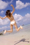 ass beach bikini dgc_0916 matsumaka_minami ocean side-tie_bikini swimsuit rating:Safe score:2 user:nil!