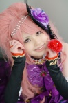 cosplay detached_sleeves gown megurine_luka pink_hair ryuu_no_naku_hakoniwa_yori_(vocaloid) soubi_zero vocaloid rating:Safe score:2 user:nil!
