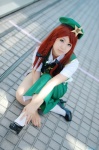 cap cosplay hong_meiling makiron pantyhose red_hair touhou rating:Safe score:0 user:lolzin