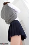 bikini_bottom blouse costume girlz_high kimishima_asuka miniskirt pleated_skirt school_uniform shirt_lift skirt sweater_vest swimsuit twintails rating:Safe score:1 user:nil!